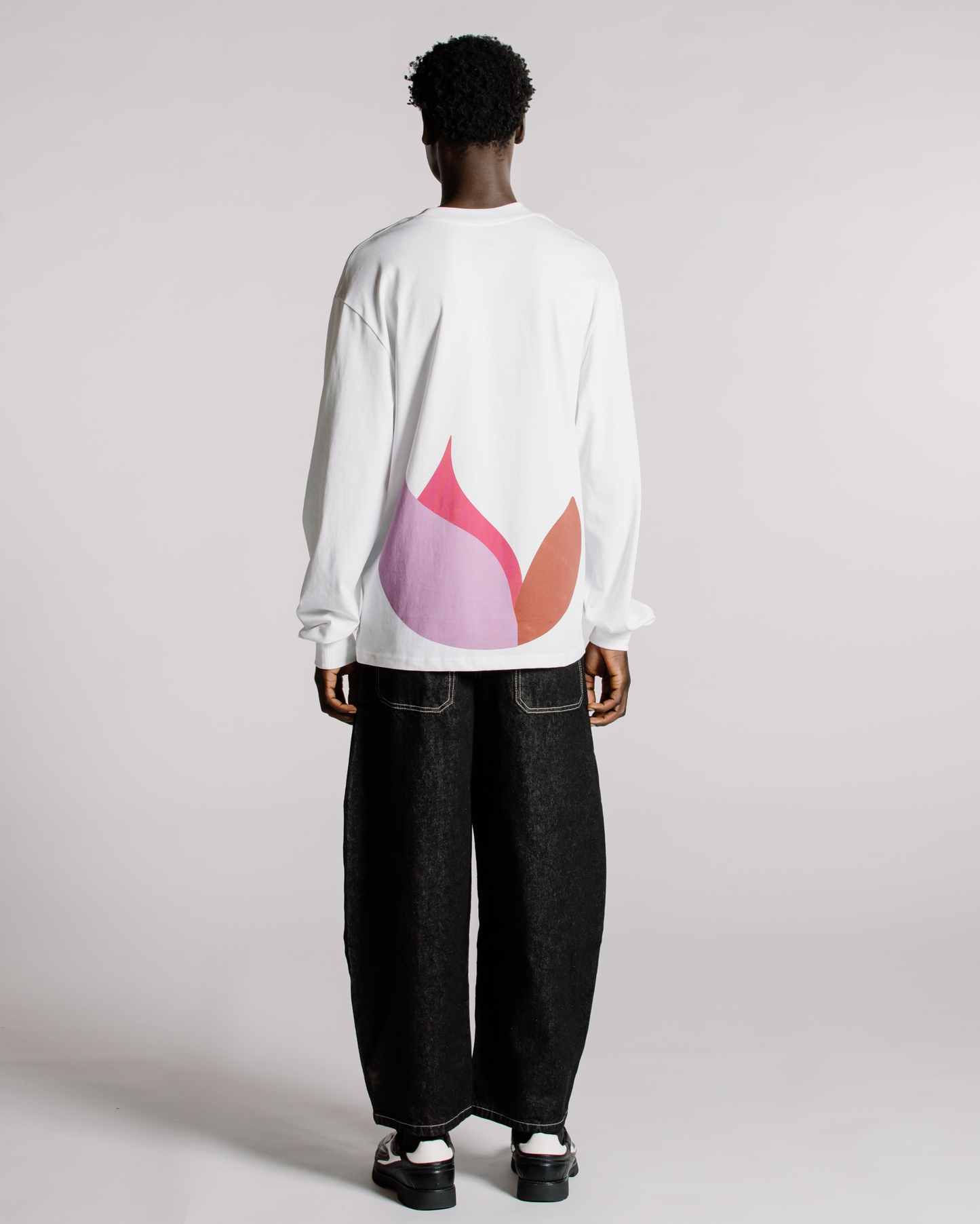 FLOWER LONG SLEEVE WHITE