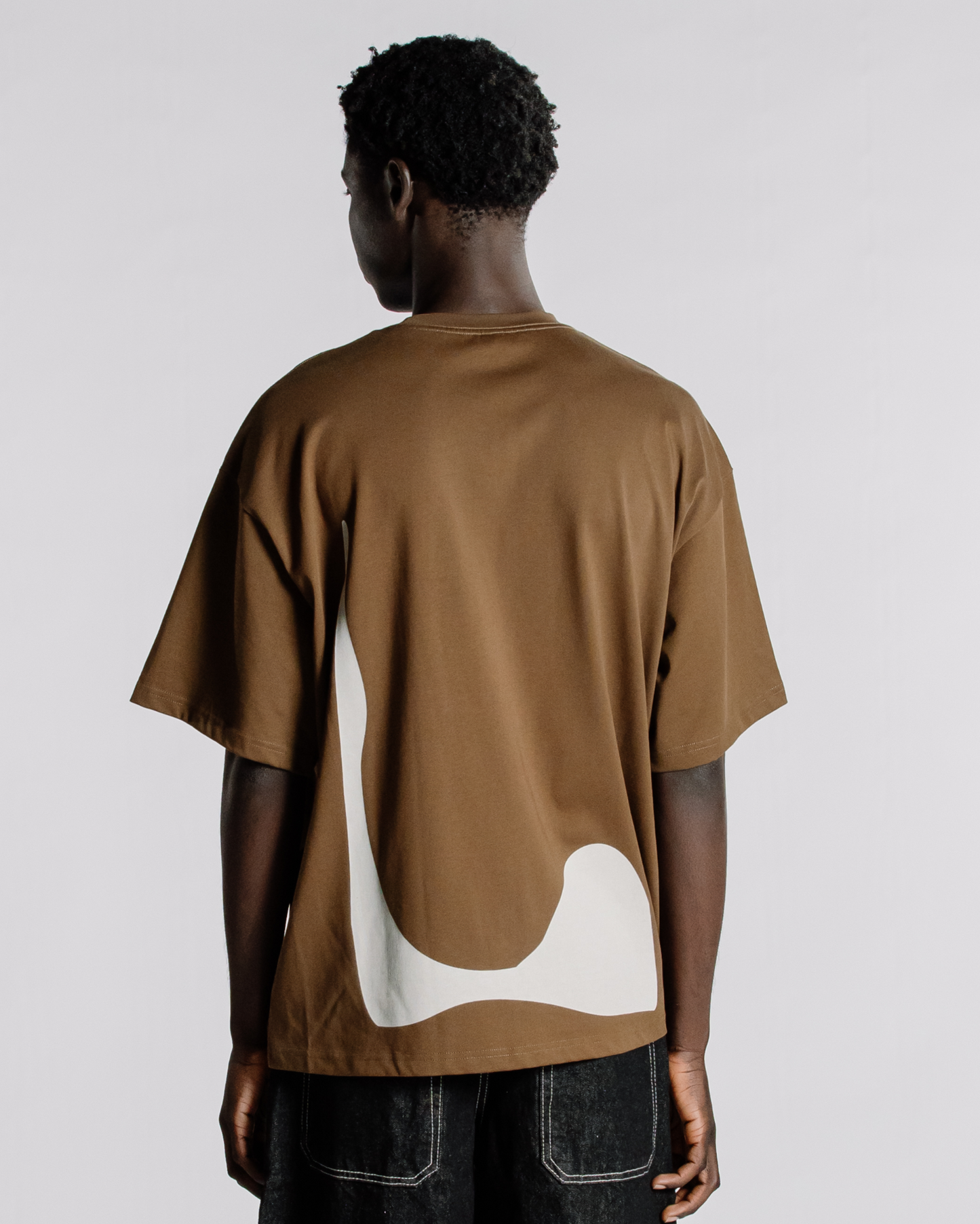 WAVE TEE BROWN