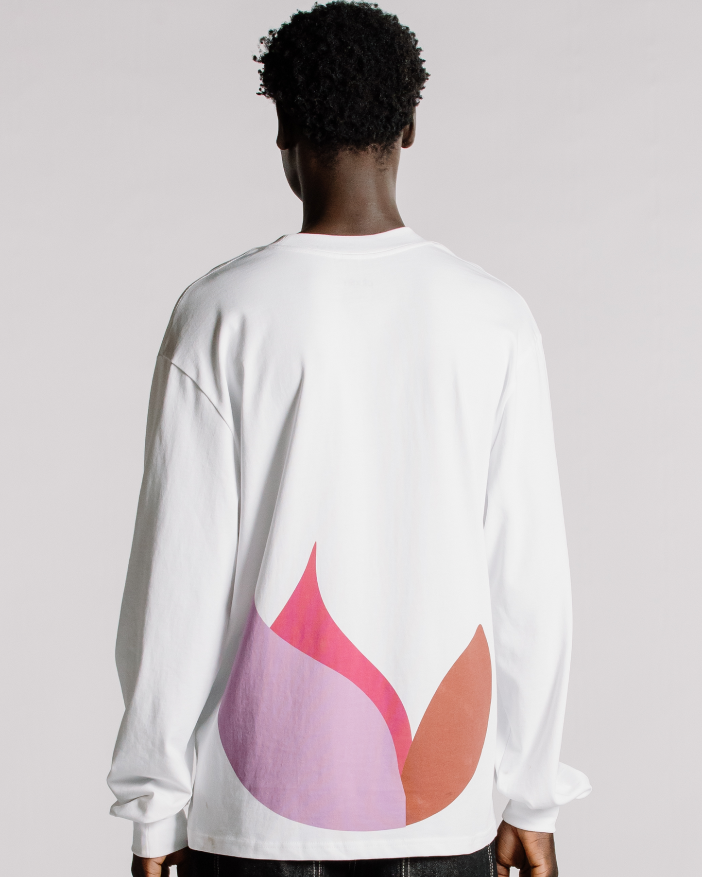 FLOWER LONG SLEEVE WHITE